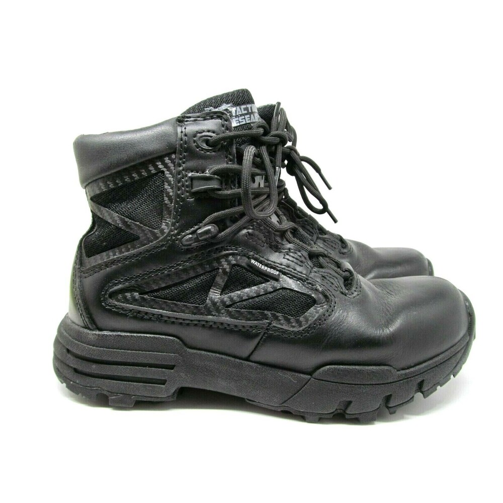 Bellville Tactical Research 6" Black Waterproof Side Zip Size US 6.5